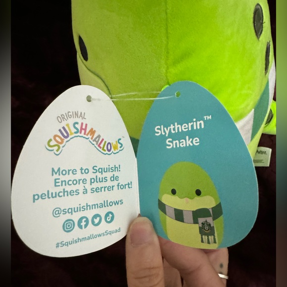 New Squishmallows Slytherin Snake - Picture 5 of 5